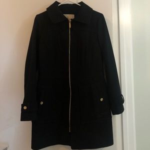 Black Michael Kors Wool Coat